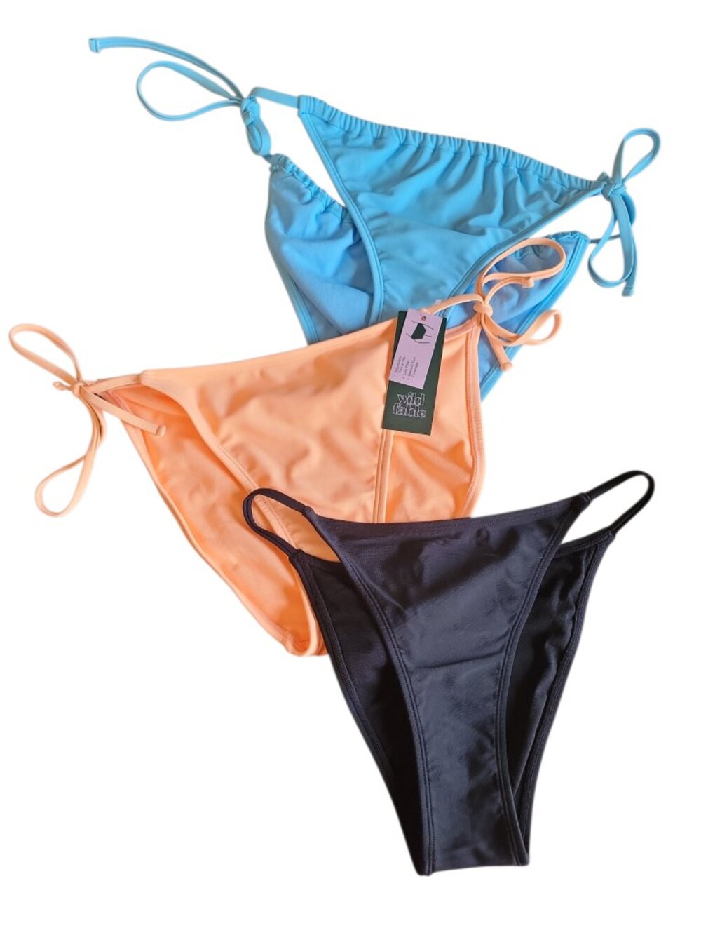3 Pairs of Wild Fable Bikini Bottoms Women's Size S